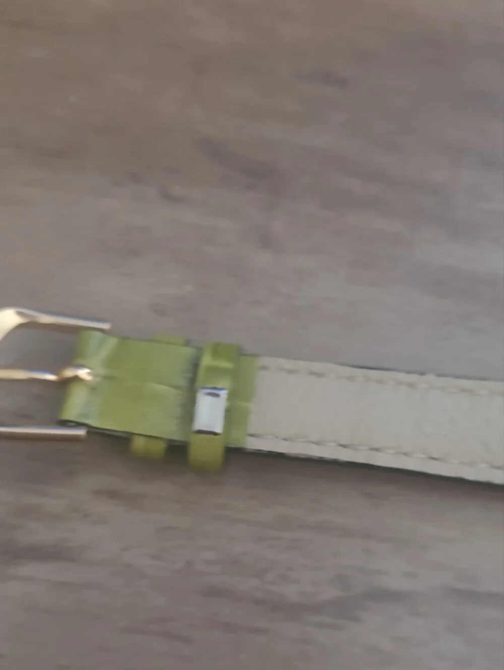 Nwot Orvis Colorful Number Dial Yellow Strap Watch